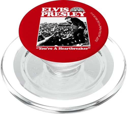 Vista 8 de Sun Records X Elvis Presley PopSockets PopGrip estándar You're A Heartbreaker