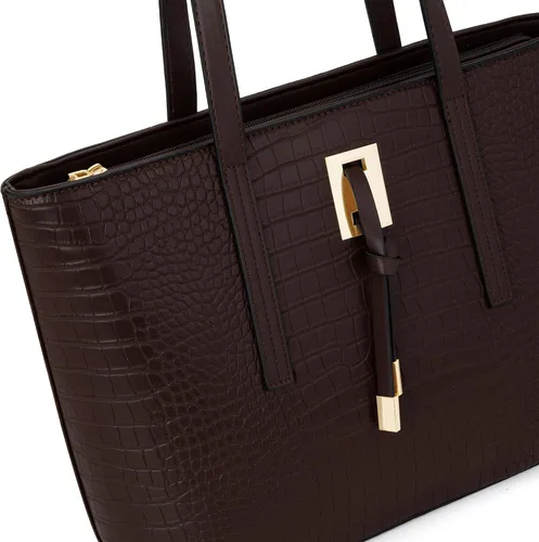 Vista 6 de Juego de bolso de mano para mujer, grande y mediano, 2 piezas, bolsa de hombro con funda