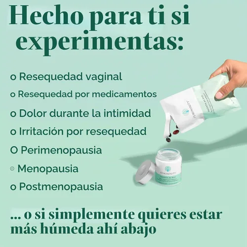 Vista 2 de Femininity Recambio suave como seda de 30 días para sequedad vaginal (60 cápsulas blandas) – Aceite de espino amarillo con 365 mg de Omega 7 + Omega