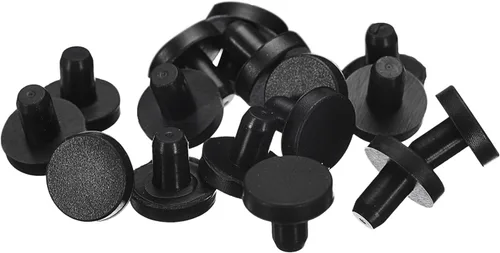 Vista 39 de uxcell 16 Piezas de Tapones de Goma Negros, 2.7mm para Agujeros de Enchufe de 2-2.5mm/0.08-0.1