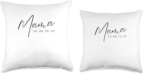 Vista 3 de Mama To Be 2023 Promoted To Mommy Mothers Day 2023 RK - Almohada para regalar a nuevas madres, camisas y accesorios 2023, 16 x 16 pulgadas