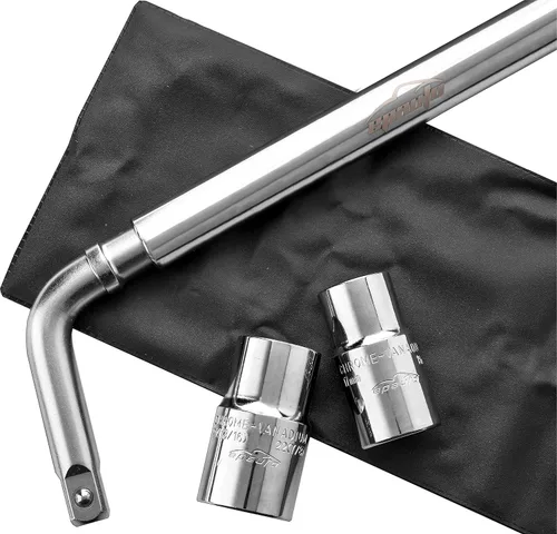 Vista 6 de EPAuto Llave de cruceta telescópica, llave para rueda con cuencas de CR-V (17/19, 21/22mm)