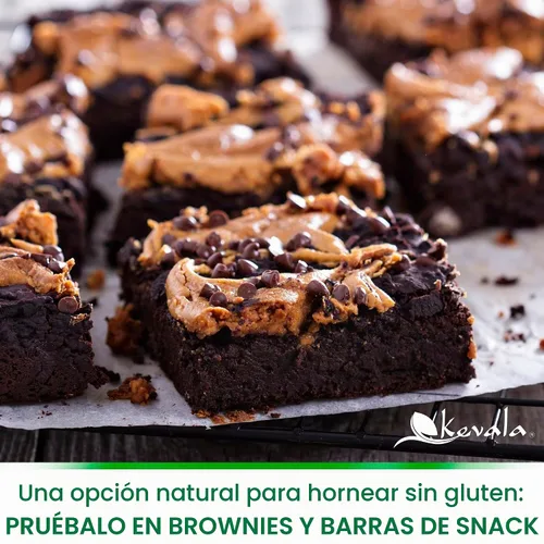 Vista 4 de Kevala Harina de sésamo orgánica alta en proteínas, 2 libras, harina keto