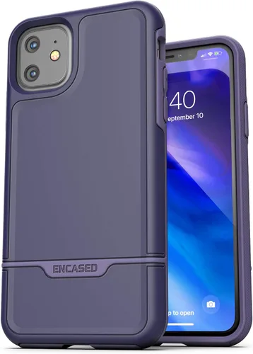 Vista 8 de ENCASED Rebel Armor - Funda para iPhone 11 - Funda ultra protectora resistente (negro)
