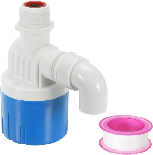 Vista 7 de PATIKIL Válvula de control de nivel de agua automática de 1/2", válvula de flotador automática de agua de entrada superior de plástico Válvula
