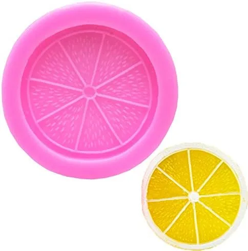 Vista 5 de Juego de moldes de silicona de caramelo de 2 piezas de fruta de naranja