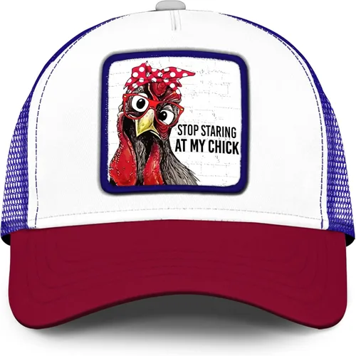 Vista 2 de Asvance Trucker Hat - Mesh Back Baseball Cap for Mens, Womens - Premium Farm Animals Embroidered Hats - Gift for Dad, Mom