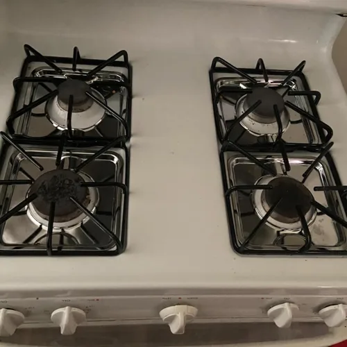 Vista 2 de Piezas de repuesto de rejilla WB31K10016 WB31K10015 mejoradas para estufa GE, rejilla de hierro fundido, rejilla de estufa Kenmore Hotpoint, rejilla