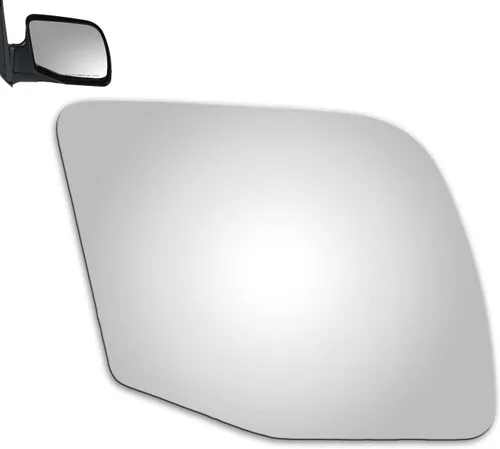 Vista 9 de WLLW Espejo de cristal para Ford E-150/E-250/E-450/E-450 Super Duty E-150/E-250/E-350/E-450/Econoline lado del conductor solo izquierdo vidrio