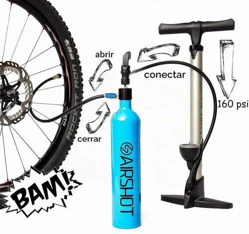Vista 2 de Inflador de neumáticos sin cámara 1.15l