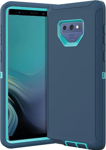 Vista 10 de Funda para Samsung Galaxy Note 9, a prueba de caídas, a prueba de golpes, resistente, funda protectora para Samsung Note 9, 6.4 pulgadas (negro)