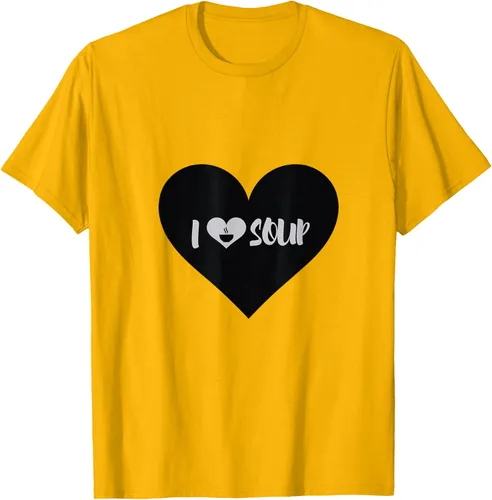 Vista 76 de I Love Soup - Camiseta de regalo con forma de corazón, Blanco, S Asfalto