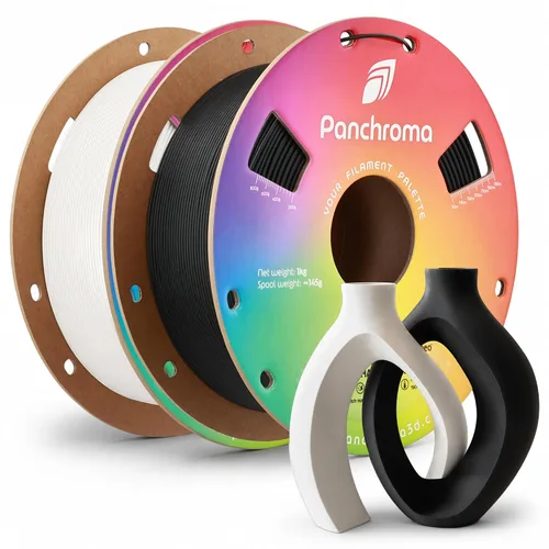 Vista 21 de Polymaker Panchroma - Filamento PLA mate de 0.07 in, 2.2 lbs, madera de Madera mate de doble degradado