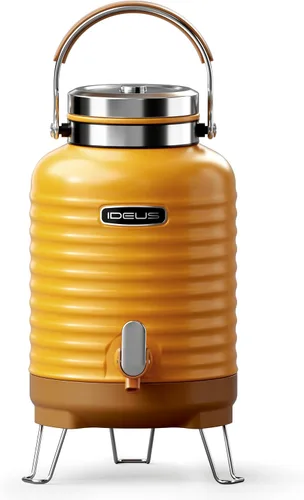 Vista 21 de IDEUS Jarra térmica para café 68oz (2,000ml), Jarra de acero inoxidable de doble pared aislada al vacío, Jarra de agua, servidor de café