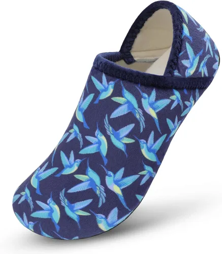 Vista 7 de Scurtain - Zapatillas de casa para mujer y hombre, zapatos de casa, calcetines cómodos, zapatos ligeros unisex para adultos descalzos