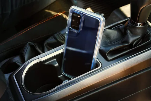 Vista 6 de OtterBox Symmetry Clear Series - Funda para Samsung Galaxy Note 20 5G (SÓLO - NO Ultra) Embalaje no comercial - Negro