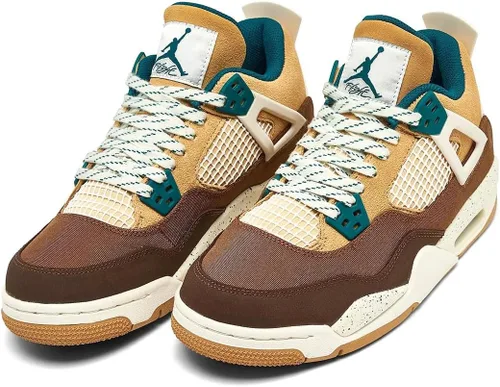 Vista 6 de Jordan unisex-child Jordan Little Kid's 4 Retro Cacao WowGeode Teal (Fb2213 200) Preschool