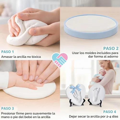 Vista 5 de Kit de recuerdo de arcilla para colgar
