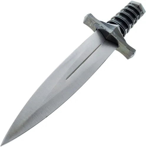 Vista 5 de PS Daga de asesino oscuro con funda daga renacentista medieval Para colección cosplay en ferias medievales o renacentistas negro Negro
