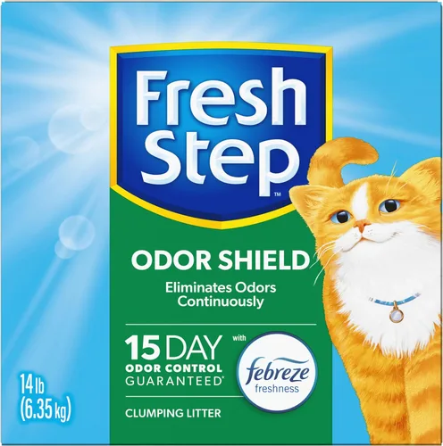 Vista 13 de Fresh Step con frescura Febreze, aglutinante arena para gatos
