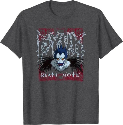Vista 9 de Death Note Camiseta Ryuk Heavy Metal, Negro, S