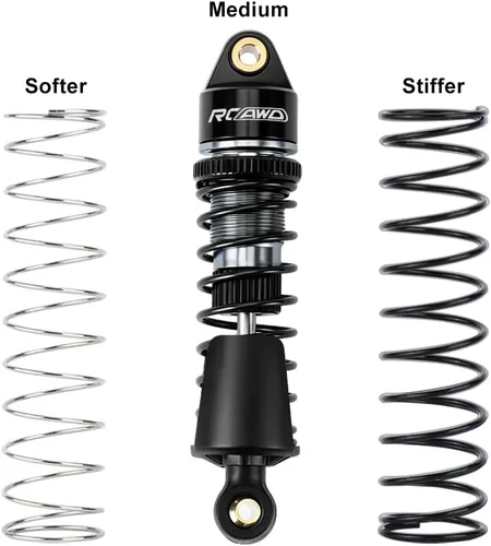 Vista 6 de RCAWD 58mm F/R Adjustable Oil-Filled Shock With Shock Guard For ARRMA GROM
