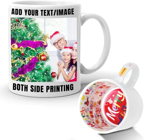 Vista 16 de Taza de café personalizada, regalo personalizado, taza de cerámica con foto, imágenes o texto, novedad de tazas personalizadas, perfecta para rojo