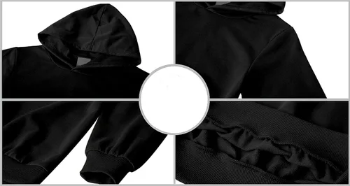 Vista 2 de Traje de 2 piezas con capucha y pantalones deportivos para adolescentes