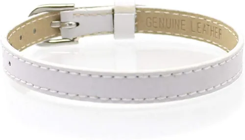 Vista 6 de Ginooars 10/20 pulseras de cuero genuino de 0.315 pulgadas (0.315 in), pulseras deslizantes para letras deslizantes de 0.315 pulgadas, dijes