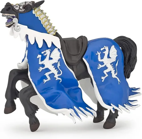 Vista 6 de Caballo del Rey Dragón Azul por Papo