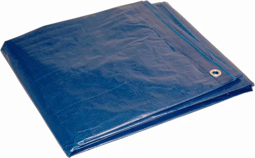 Vista 11 de Dry Top - Lona de poliéster multiusos de resistencia mediana, 5 x 7 pies, azul