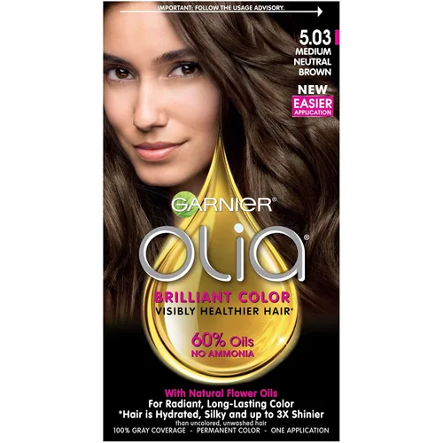 Vista 20 de Garnier Olia Tinte de cabello sin amoníaco [5.60] rojo granate medio, 1 unidad 5.6 Rojo granate medio