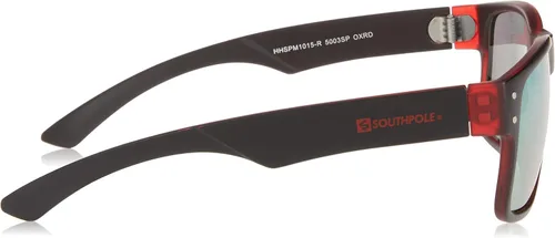 Vista 3 de Southpole 5003sp Risky Business UV Protective Rectangular Sunglasses Trendy Gifts for Men 58 mm
