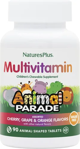 Vista 7 de Nature 's Plus – Fuente de la vida Animal Parade Sugar-Free Assorted 90 Chewable