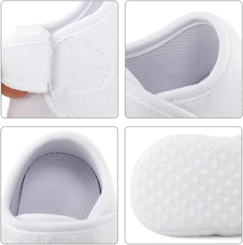 Vista 4 de Zapatos de bautizo con suela premium para bebés y niños pequeños