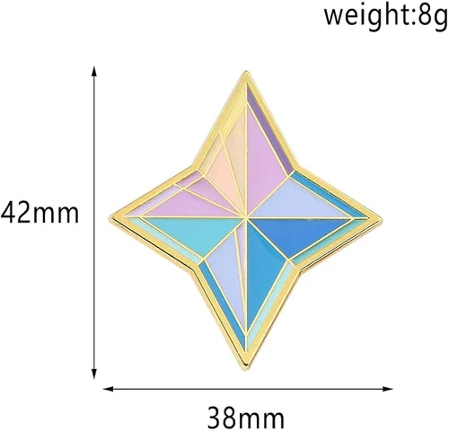 Vista 5 de Genshin Impact - Broches esmaltados - Broche de solapa de personajes de Genshin Impact para cosplay, regalo para fanáticos, broche de insignia