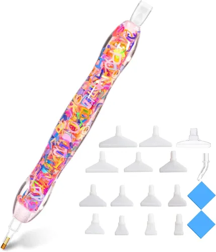 Vista 10 de Praise V Do Kit de herramientas de taladro de pintura de diamante 5D con flores, para adultos, con puntas de bolígrafo, selector de gemas para arte