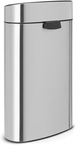 Vista 3 de Brabantia Papelera táctil de reciclaje con cubos de plástico, 10 L y 23 L - Acero mate