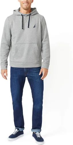 Vista 2 de Nautica Sudadera con capucha de forro polar con logotipo de clase J