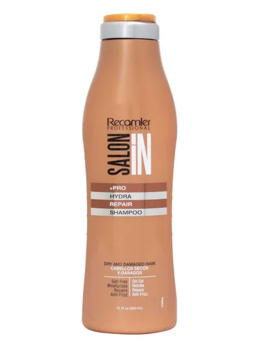 Vista 3 de RECAMIER Champú sin sal Reparación y Ultra Hidratación Acondicionador Set de Tratamiento Capilar 10.1oz +2 Nano Keratina Shots