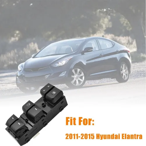 Vista 7 de 93570-3X000 Interruptor de ventana eléctrica para Hyundai Elantra 2011-2015 AUTO Down Front Left Driver Side Power Window Master Switch Button for