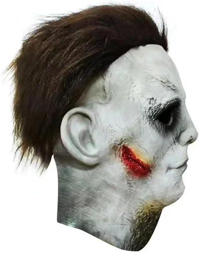 Vista 2 de Máscara de látex de cara completa de Michael Myers para Halloween 2023, para adultos, unisex
