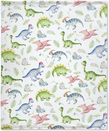Vista 15 de Manta de dinosaurio para regalo, manta de franela ultra suave y acogedora, manta de forro polar ligera y mullida, manta de felpa cálida para sofá