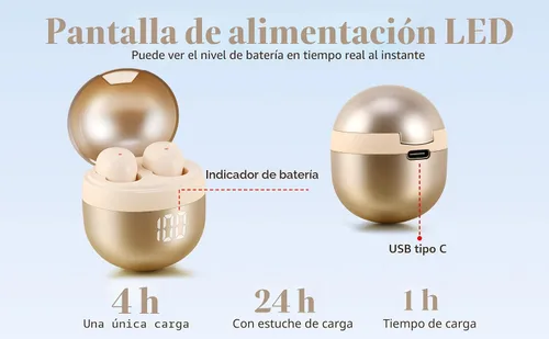 Vista 6 de Auriculares de dormir más pequeños para dormir de lado, [versión actualizada 2026] Auriculares inalámbricos ultra cómodos y ligeros para orejas