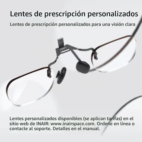 Vista 8 de INAIR 2 PRO Gafas AR Imagen y Vídeo de 2D a 3D Interruptor de Realidad/Virtual Pantalla Múltiple Pantalla de 135" 120Hz para Trabajo