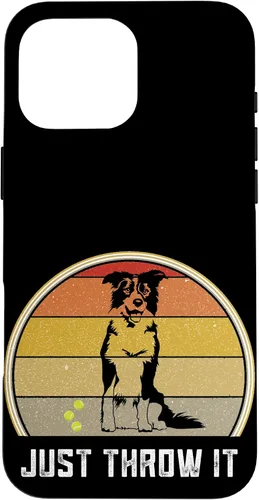 Vista 19 de iPhone 16 Just Throw It Border Collie Women Men Herding Dog Ball Fetch Case