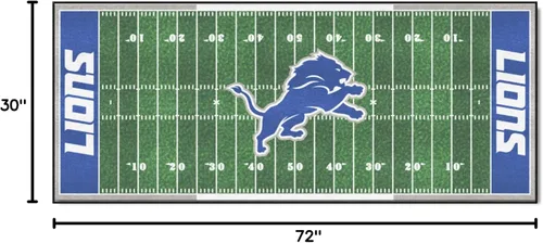 Vista 3 de FANMATS NFL Detroit Lions Runner Mat