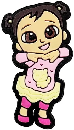 Vista 6 de SANACCNI Encantos de zapatos de juego, encantos de decoración de zapatos de película de dibujos animados, encantos para sandalias, zapatos, pulsera