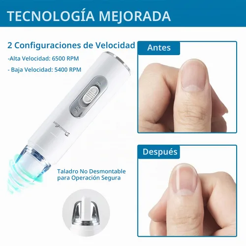 Vista 5 de Herramienta de pedicura para manicura y pedicura eléctrica