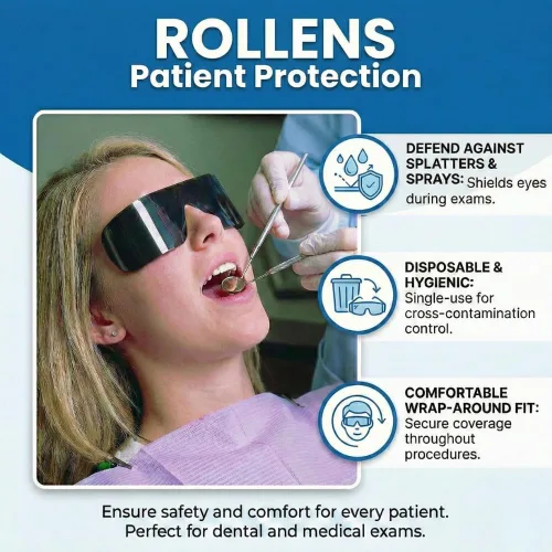 Vista 6 de Post Mydriatic - Gafas de sol desechables enrollables con 100% protección UV (50 unidades) - Fabricado en los Estados Unidos